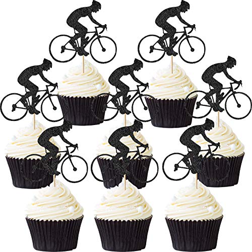 Blulu 72 Stücke Fahrrad Cupcake Topper Fahrrad Sport Kuchen Topper Glitter Fahrrad Kuchen Dekoration für Fahrrad Themed Birthday Party Supply Blulu 72 Stücke Fahrrad Cupcake Topper Fahrrad Sport Kuchen Topper Glitter Fahrrad Kuchen Dekoration für Fahrrad Themed Birthday Party Supply von Blulu