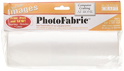 Blumenthal Craft PhotoFabric 100% Baumwolle Twill Foto Stoff, weiß, 254 x 21.59 Centimeters Blumenthal Craft PhotoFabric 100% Baumwolle Twill Foto Stoff, weiß, 254 x 21.59 Centimeters von Blumenthal Lansing