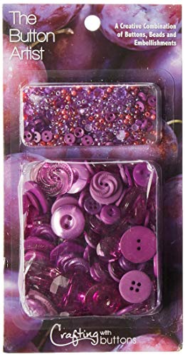 Blumenthal Lansing Favorite Findings Sewing Supplies Craft Buttons, 1.6 Oz, Plum Purple Blumenthal Lansing Favorite Findings Sewing Supplies Craft Buttons, 1.6 Oz, Plum Purple von Blumenthal Lansing