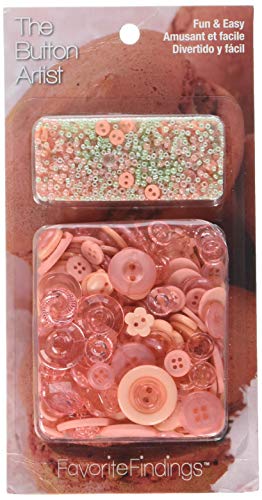 Blumenthal Lansing Favorite Findings Sewing Supplies Craft Buttons, 1.6 Oz, Sorbet Pink Blumenthal Lansing Favorite Findings Sewing Supplies Craft Buttons, 1.6 Oz, Sorbet Pink von Blumenthal Lansing