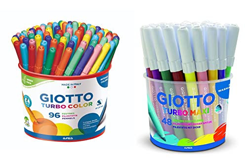 Giotto Filzstifte mit 48 Filzstifte, breite Spitze, 96 Stück Giotto Filzstifte mit 48 Filzstifte, breite Spitze, 96 Stück von Blumie Shop