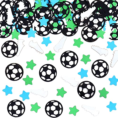 100 PCS Fußball Konfetti Geburtstag Party Dekorationen für Jungen Tischdekoration Konfetti Baby Dusche Boy Geburtstag Dekorationen Thema Party Dekorationen von Blumomon