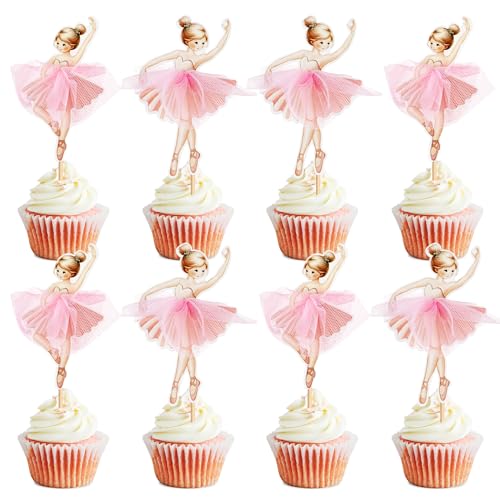 24 Stück Ballerina Cupcake Toppers SchwaRosa Ballett Mädchen Cupcake Toppers Ballett Cupcake Dekoration Picks Für Ballerina Thema Baby Dusche Geburtstag Party Kuchen Dekoration Zubehör 24 Stück Ballerina Cupcake Toppers SchwaRosa Ballett Mädchen Cupcake Toppers Ballett Cupcake Dekoration Picks Für Ballerina Thema Baby Dusche Geburtstag Party Kuchen Dekoration Zubehör von Blumomon