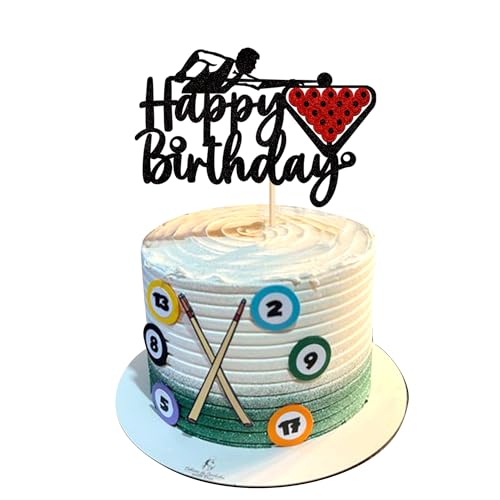 Blumomon 1 Stück Snooker Kuchen Dekoration Snooker Cupcake Topper Sport themed Party Dekoration Passend für Urlaubsparteien Snooker Prominente Periphere Aktivitäten Blumomon 1 Stück Snooker Kuchen Dekoration Snooker Cupcake Topper Sport themed Party Dekoration Passend für Urlaubsparteien Snooker Prominente Periphere Aktivitäten von Blumomon