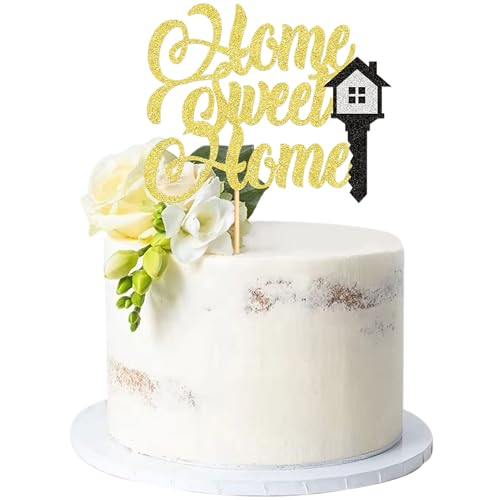 Blumomon 1 x Sweet Home Kuchendekoration, Einweihungs-Kuchendekoration für neues Zuhause, Party, Cupcake-Dekorationen Blumomon 1 x Sweet Home Kuchendekoration, Einweihungs-Kuchendekoration für neues Zuhause, Party, Cupcake-Dekorationen von Blumomon
