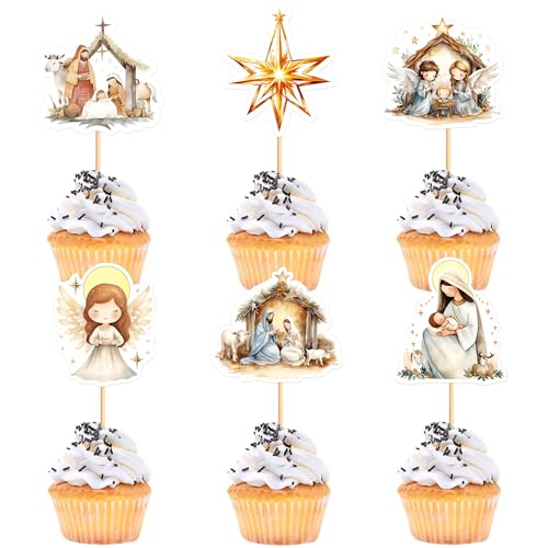 Blumomon 24 Stück Christ Cupcake Toppers Christlicher Engel Cupcake Dekorationen Picks Kreuz Kuchen Dekorationen Religion Thema Babydusche Party Zubehör Blumomon 24 Stück Christ Cupcake Toppers Christlicher Engel Cupcake Dekorationen Picks Kreuz Kuchen Dekorationen Religion Thema Babydusche Party Zubehör von Blumomon