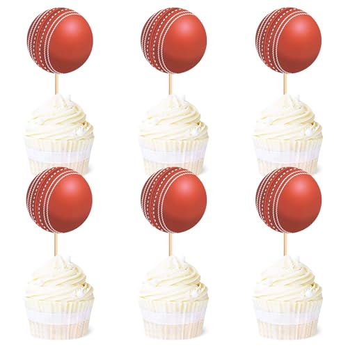Blumomon 24 Stück Cricket Sport Kuchen Dekoration Cricket Sport Cupcake Topper Sport Themed Party Dekoration Passend Für Cricket Sportler Periphere Aktivitäten Dekoration Blumomon 24 Stück Cricket Sport Kuchen Dekoration Cricket Sport Cupcake Topper Sport Themed Party Dekoration Passend Für Cricket Sportler Periphere Aktivitäten Dekoration von Blumomon