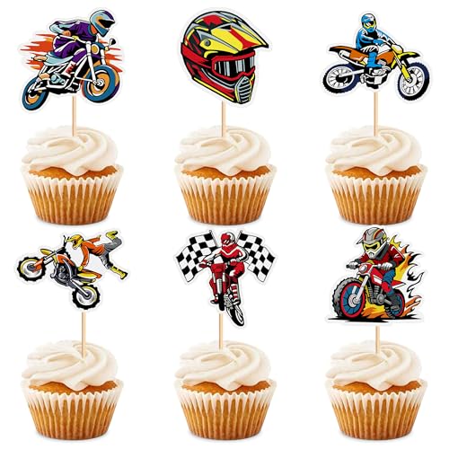 Blumomon 24 Stück Dirt Bike Tortenaufsatz Happy Birthday Zeichen Tortenaufsatz Dirt Bike Spieler Kuchen Dekorationen Sport Thema Geburtstagsparty Zubehör Blumomon 24 Stück Dirt Bike Tortenaufsatz Happy Birthday Zeichen Tortenaufsatz Dirt Bike Spieler Kuchen Dekorationen Sport Thema Geburtstagsparty Zubehör von Blumomon