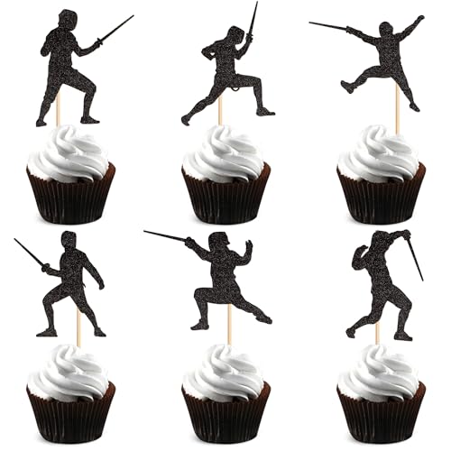 Blumomon 24 Stück Fechten Tortenaufsatz Happy Birthday Zeichen Tortenaufsatz Fechten Spieler Kuchen Dekorationen für Sport Thema Geburtstagsparty Zubehör Blumomon 24 Stück Fechten Tortenaufsatz Happy Birthday Zeichen Tortenaufsatz Fechten Spieler Kuchen Dekorationen für Sport Thema Geburtstagsparty Zubehör von Blumomon