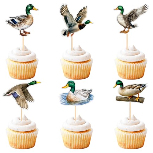 Blumomon 24 Stück Wildente Cupcake Topper Dschungel Safari Tiere Kuchen Dekoration Tiere Figur Kuchen Topper Picks für Babyparty Kindergeburtstag Party Supplie Blumomon 24 Stück Wildente Cupcake Topper Dschungel Safari Tiere Kuchen Dekoration Tiere Figur Kuchen Topper Picks für Babyparty Kindergeburtstag Party Supplie von Blumomon