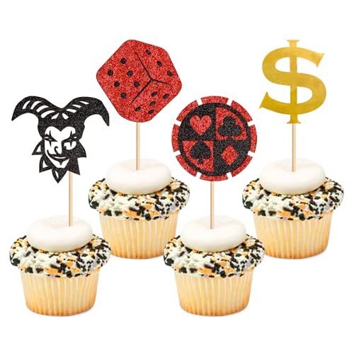 Blumomon 24 Stück Würfel Cupcake Toppers Es ist ein Junge Cupcake Toppers Dekoration der Club Party Kuchen Dekorationen Dekoration von Kartenspielen Blumomon 24 Stück Würfel Cupcake Toppers Es ist ein Junge Cupcake Toppers Dekoration der Club Party Kuchen Dekorationen Dekoration von Kartenspielen von Blumomon