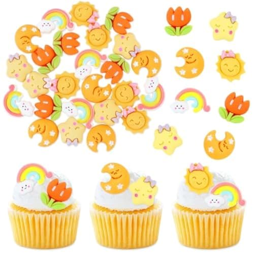 Blumomon 25 Stück Stern Sonne Cupcake Toppers Braut Verlobung, Baby Dusche, Geburtstag Party Cupcake Dekorationen, Picks Kindergeburtstag Party Dekorationen Zubehör Blumomon 25 Stück Stern Sonne Cupcake Toppers Braut Verlobung, Baby Dusche, Geburtstag Party Cupcake Dekorationen, Picks Kindergeburtstag Party Dekorationen Zubehör von Blumomon