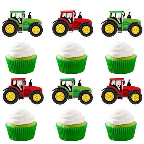 Blumomon 28 Stück Traktor Cupcake Dekoration doppelseitig Landwirt Thema Cupcake Dekoration Selected Vater Geburtstag Baby Dusche Traktor Thema Party Dekoration Supplies Blumomon 28 Stück Traktor Cupcake Dekoration doppelseitig Landwirt Thema Cupcake Dekoration Selected Vater Geburtstag Baby Dusche Traktor Thema Party Dekoration Supplies von Blumomon