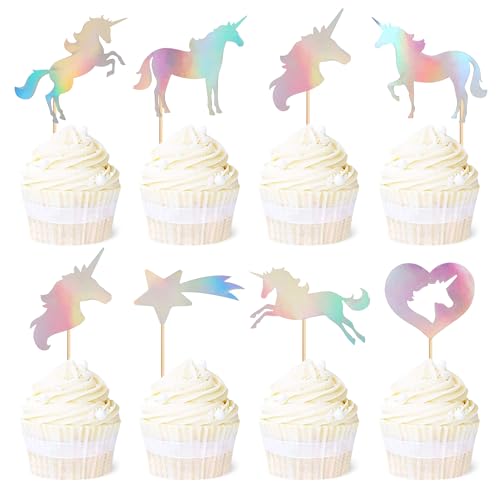Blumomon 28 Stück Unicorn Cupcake Toppers Silberlaserpapier Einhorn Kuchen Topper Picks Babyparty Dekoration Zubehör Party Dekoration Supplies Einhorn Kuchen Dekoration Blumomon 28 Stück Unicorn Cupcake Toppers Silberlaserpapier Einhorn Kuchen Topper Picks Babyparty Dekoration Zubehör Party Dekoration Supplies Einhorn Kuchen Dekoration von Blumomon