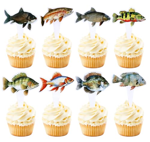 Blumomon 30 Stück Fisch Cupcake Topper Dschungel Safari Tiere Kuchen Dekoration Tiere Figur Kuchen Topper Picks für Babyparty Kindergeburtstag Party Supplie Blumomon 30 Stück Fisch Cupcake Topper Dschungel Safari Tiere Kuchen Dekoration Tiere Figur Kuchen Topper Picks für Babyparty Kindergeburtstag Party Supplie von Blumomon