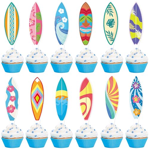 Blumomon 36 Stück Sommer Surfen Cupcake Topper Surfbrett Kuchen Topper Surfen Spiele Party Dekoration Zubehör Blumomon 36 Stück Sommer Surfen Cupcake Topper Surfbrett Kuchen Topper Surfen Spiele Party Dekoration Zubehör von Blumomon