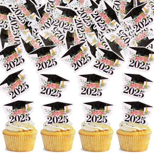 Blumomon 40 Stück Essbar 2025 Gradation Cupcake Toppers Klasse von 2025 Grad Bachelorhut Kuchen Dekorationen 2025 Gradation Theme Party Supplies 2025 Graduation Hat Blumomon 40 Stück Essbar 2025 Gradation Cupcake Toppers Klasse von 2025 Grad Bachelorhut Kuchen Dekorationen 2025 Gradation Theme Party Supplies 2025 Graduation Hat von Blumomon
