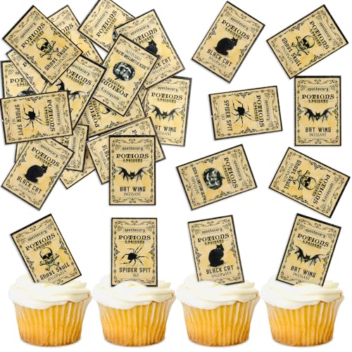 Blumomon 40 Stück Essbare Halloween Cupcake Topper Halloween Party Dekoration Essbare Horror Tötende Dämonen Blumomon 40 Stück Essbare Halloween Cupcake Topper Halloween Party Dekoration Essbare Horror Tötende Dämonen von Blumomon