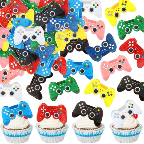 Blumomon 40 Stück Essbare Kuchen Dekoration Videospiel Kuchen aufsatz Gaming Dekoration Level Up Videospiel Cupcake topper Blumomon 40 Stück Essbare Kuchen Dekoration Videospiel Kuchen aufsatz Gaming Dekoration Level Up Videospiel Cupcake topper von Blumomon