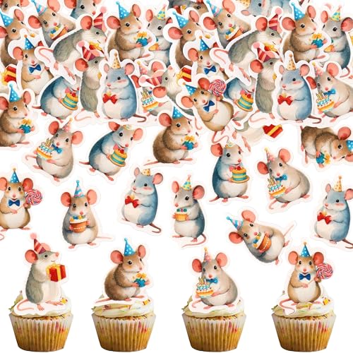 Blumomon 40 Stück Essbare Mäuse Cupcake Toppers Essbare Mäuse Cupcake Dekoration Glückwunsch zum Geburtstag Dekoration Baby Dusche Kinder Geburtstagskuchen Dekoration Blumomon 40 Stück Essbare Mäuse Cupcake Toppers Essbare Mäuse Cupcake Dekoration Glückwunsch zum Geburtstag Dekoration Baby Dusche Kinder Geburtstagskuchen Dekoration von Blumomon