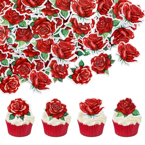 Blumomon 40 Stück Rosafarbenem Blumen Essbar Kuchen Dekorationen Valentinstag rosafarbenem Blumenmotiv Dekoration Blumomon 40 Stück Rosafarbenem Blumen Essbar Kuchen Dekorationen Valentinstag rosafarbenem Blumenmotiv Dekoration von Blumomon