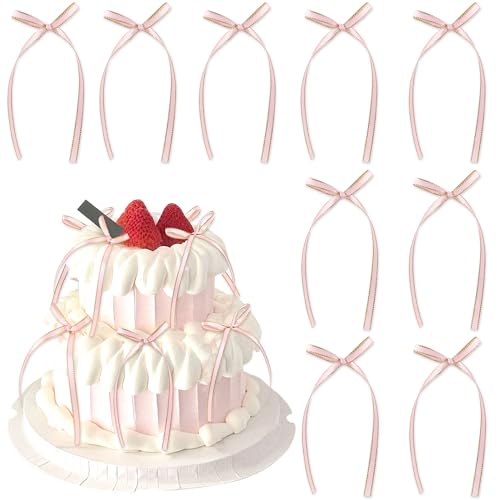 Blumomon 40pcs Rosa Bowknot Cake Topper Bow Cake Decoration Selected For Children Baby Shower Cake Decoration Birthday Wedding Party Wedding Anniversary Celebration Cake Decoration Supplies Blumomon 40pcs Rosa Bowknot Cake Topper Bow Cake Decoration Selected For Children Baby Shower Cake Decoration Birthday Wedding Party Wedding Anniversary Celebration Cake Decoration Supplies von Blumomon