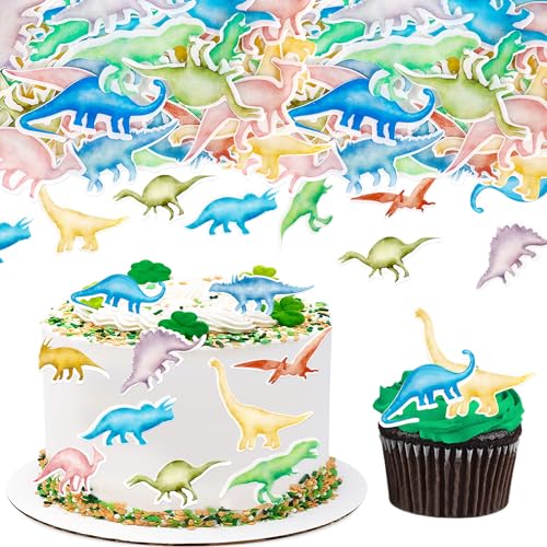 Blumomon 44 Stück Essbar Dinosaurier Cake Topper Dinosaurier-Thema Essbar Tortendeko Essbar Kuchendekoration Für Baby Shower Hochzeit Geburtstag Event Party Blumomon 44 Stück Essbar Dinosaurier Cake Topper Dinosaurier-Thema Essbar Tortendeko Essbar Kuchendekoration Für Baby Shower Hochzeit Geburtstag Event Party von Blumomon