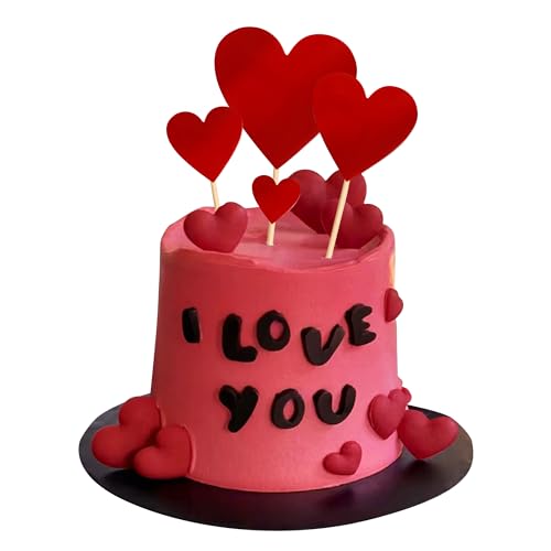 Blumomon Cupcake-Topper zum Valentinstag, rot, glitzernd, Herz-Kuchenaufsätze, gemischte Größen, Happy Valentine's Day, Kuchendekorationen, Valentinstag, Hochzeit, Party, Brautparty, Dekoration, Blumomon Cupcake-Topper zum Valentinstag, rot, glitzernd, Herz-Kuchenaufsätze, gemischte Größen, Happy Valentine's Day, Kuchendekorationen, Valentinstag, Hochzeit, Party, Brautparty, Dekoration, von Blumomon