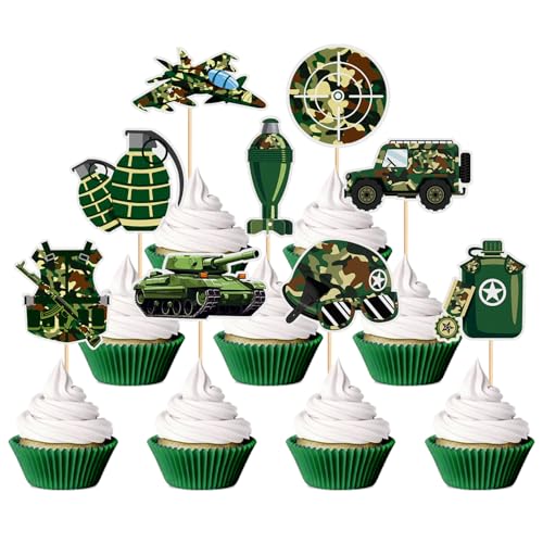 Blumomon Militärische Soldaten, Kuchen, Dekoration, Camouflage, Kuchen, Dekoration, Militär, Geburtstag, Kuchen, Dekoration, Veteran, Party, Kuchen, Dekoration, 27 Stück Blumomon Militärische Soldaten, Kuchen, Dekoration, Camouflage, Kuchen, Dekoration, Militär, Geburtstag, Kuchen, Dekoration, Veteran, Party, Kuchen, Dekoration, 27 Stück von Blumomon