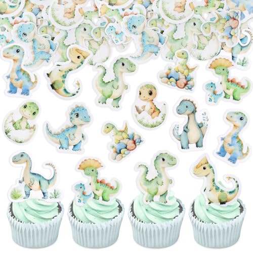 Blumomon40 Stück Essbar Cupcake Topper Dinosaurier Tortendeko Essbar Kuchendekoration für Baby Shower Geburtstag Dinosaurier Thema Kuchendekoration Blumomon40 Stück Essbar Cupcake Topper Dinosaurier Tortendeko Essbar Kuchendekoration für Baby Shower Geburtstag Dinosaurier Thema Kuchendekoration von Blumomon