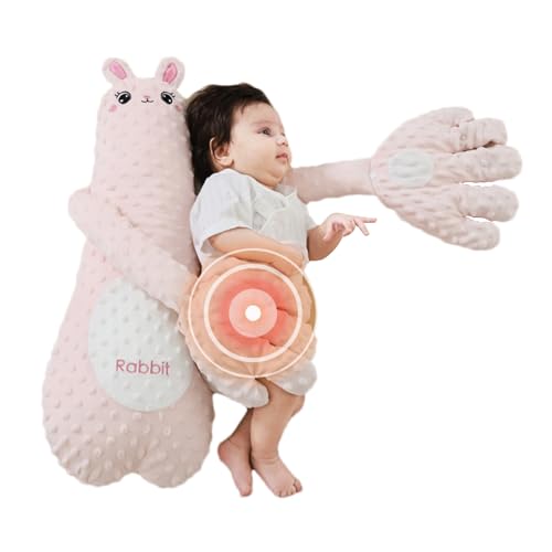 Bmdjdq Baby Sleeping Hand Schläger, Schreckenspräventionshilfe, beruhigendes Schlafspielzeug, sanfte Vibration, hypoallergener Stoff, 62x25x15 cm, für das Tagesschlafen für Reisezeit von Bmdjdq