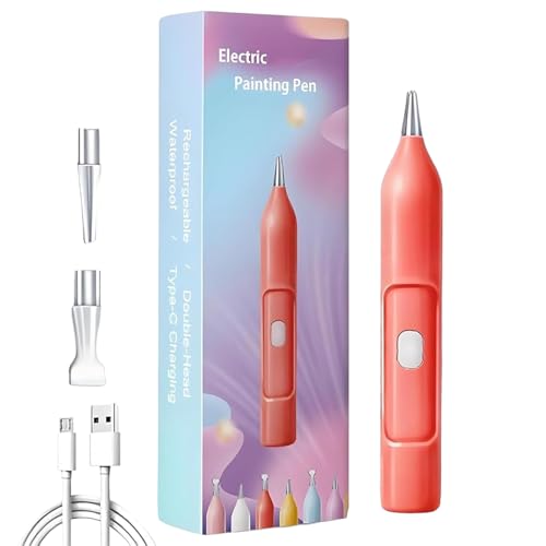 Ezypen Electric Diamond Painting Stift, Kunstwerkzeug, Strassmalerei, Vakuumabholung, wiederaufladbare Batterie, 15x2,5 cm, für Teamaktivitäten, Klassenzimmer von Bmdjdq