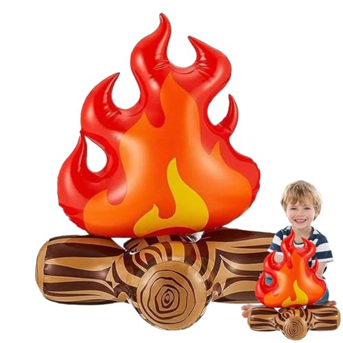Flammen-Lagerfeuer-Ballon, Dekoration Zum Sammeln Von Lagerfeuern, Aufblasbarer Lagerfeuer-Flammenball, Einfach Aufzublasen, Auslaufsicher, 33 Cm, Für Rasen, Spielplatz, Camping Flammen-Lagerfeuer-Ballon, Dekoration Zum Sammeln Von Lagerfeuern, Aufblasbarer Lagerfeuer-Flammenball, Einfach Aufzublasen, Auslaufsicher, 33 Cm, Für Rasen, Spielplatz, Camping von Bmdjdq