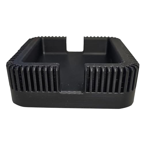Notizblockhalter, kompakter Schreibtisch-Organizer, rutschfester Notizblock-Ständer, rutschfeste Unterseite, platzsparendes Design, schwarz, Zuhause, Schule, Arbeitszimmer, Unternehmen von Bmdjdq