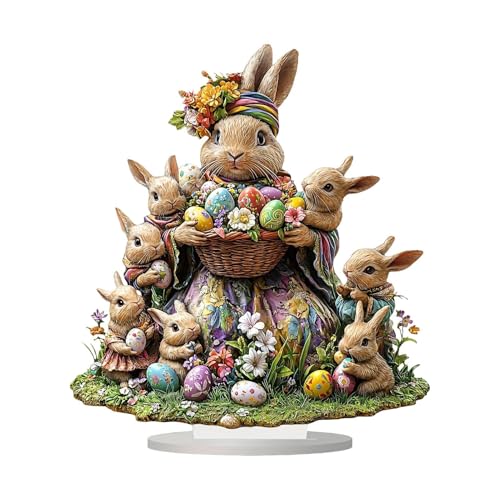 Bmdjdq Os-ter-Tischschild, Osterhasen-Tischdekoration, Tischdekoration Mit Frühlingsmotiv, Einfach Auszustellen, Leicht, 20 Cm, Für Zuhause, Tisch Bmdjdq Os-ter-Tischschild, Osterhasen-Tischdekoration, Tischdekoration Mit Frühlingsmotiv, Einfach Auszustellen, Leicht, 20 Cm, Für Zuhause, Tisch von Bmdjdq