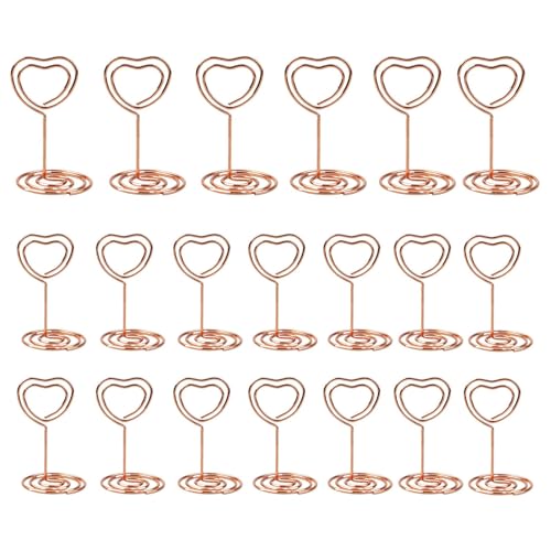 Bmucp Metalldraht Fotohalter Tischetikettenhalter Ansichtsdruck 20 Stück Lebensmitteletiketten Halter Kleine Tischkartenhalter für Tischmitte Geburtstag Dekoration Bmucp Metalldraht Fotohalter Tischetikettenhalter Ansichtsdruck 20 Stück Lebensmitteletiketten Halter Kleine Tischkartenhalter für Tischmitte Geburtstag Dekoration von Bmucp