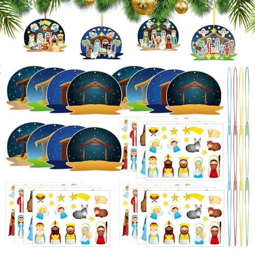 Weihnachtssticker-Sammlung, Weihnachtsdekorationssets, passende lustige Aufkleber | extravagante Krippenaufkleber für Feiern, Spielerhandwerk, 36 Stück, Bonboniere Set Weihnachtssticker-Sammlung, Weihnachtsdekorationssets, passende lustige Aufkleber | extravagante Krippenaufkleber für Feiern, Spielerhandwerk, 36 Stück, Bonboniere Set von Bmucp