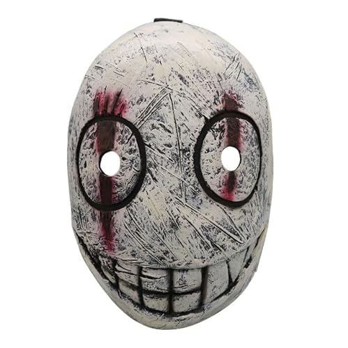 BmxauZ Horror-Game-Killer-Maske – perfektes Cosplay-Zubehör für Dead by Daylight-Fans, ideal für Halloween-Kostümpartys von BmxauZ