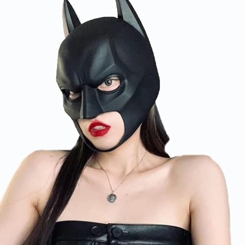 BmxauZ Schwarze Halbgesichtsmaske für Halloween: Maskerade-Party-Requisiten, geeignet für Männer und Frauen von BmxauZ