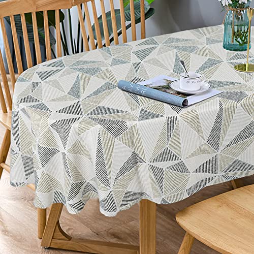 Bnejvif Tischdecke, Moderne geometrische Bnejvif Tischdecke, Bnejvif Tischdecke Indoor/Outdoor, wasserdicht, knitterfrei, langlebig, Bnejvif Tischdecke für Bnejvif Tische 152,4 x 213,3 cm von Bnejvif