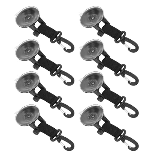 8 PCs Autozelt Saugnapf -Haken -Kit mit Hoher Haftung und Anti -Adhäsions -Basis, Halten Sie Bis zu 22 Pfund, um Zelte auf der Seite zu Montieren 8 PCs Autozelt Saugnapf -Haken -Kit mit Hoher Haftung und Anti -Adhäsions -Basis, Halten Sie Bis zu 22 Pfund, um Zelte auf der Seite zu Montieren von Bnineteenteam