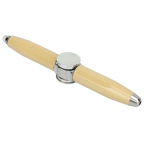 Bnineteenteam Fidget Writing Pen, LED Light Zappern Schreibstift, Stressindelement -Kugelschreiber, Cooler Stift Set für (Hellgelb) von Bnineteenteam
