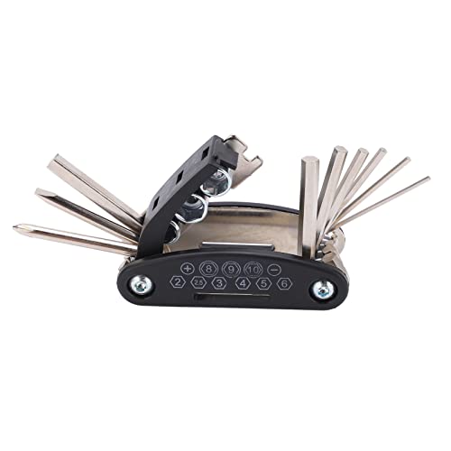 Bnineteenteam Wheel Up Fahrrad Multi-Tool, 16 in 1, Multifunktionales Mechaniker-Fix-Werkzeug-Set Repair Hardware Tools f¨¹r Fahrr?der, Galvanisiertes Kohlenstoffstahl, Schwarz Bnineteenteam Wheel Up Fahrrad Multi-Tool, 16 in 1, Multifunktionales Mechaniker-Fix-Werkzeug-Set Repair Hardware Tools f¨¹r Fahrr?der, Galvanisiertes Kohlenstoffstahl, Schwarz von Bnineteenteam