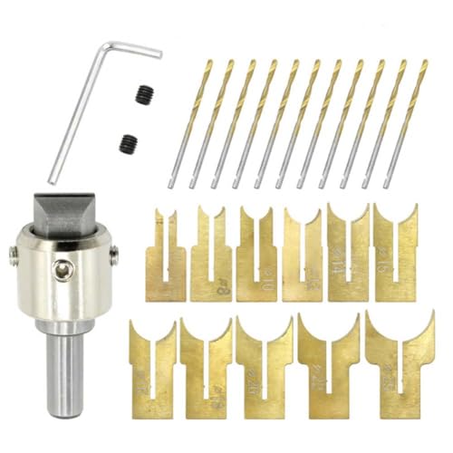 Bnnlqpsttg 6 – 25 mm Holzbearbeitungswerkzeug-Set für die Herstellung von runden Perlen, Bohrer für Perlen, Kugelfräser, Fräsmaschine, Tischlerwerkzeug Bnnlqpsttg 6 – 25 mm Holzbearbeitungswerkzeug-Set für die Herstellung von runden Perlen, Bohrer für Perlen, Kugelfräser, Fräsmaschine, Tischlerwerkzeug von Bnnlqpsttg