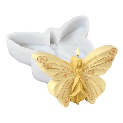 BnyHjir Formen für Kerzen – Epoxidharz-Gussform – Schmetterling, Fee, Zement, Ornamente, Epoxidharz-Formen, Kunsthandwerkswerkzeuge für Zuhause, Hochzeit, Tischdekoration BnyHjir Formen für Kerzen – Epoxidharz-Gussform – Schmetterling, Fee, Zement, Ornamente, Epoxidharz-Formen, Kunsthandwerkswerkzeuge für Zuhause, Hochzeit, Tischdekoration von BnyHjir