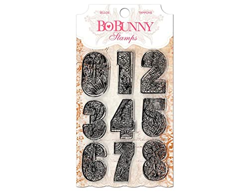 Bo Bunny 10105030 Countdown-Stempel, 10,2 x 15,2 cm, hellgrau von Bo Bunny