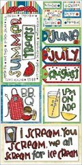 Bo Bunny Summer Cottage Cardstock Stickers 6x12-summer Treats by Bo Bunny Summer Cottage Cardstock Stickers 6x12-summer Treats by von Bo Bunny