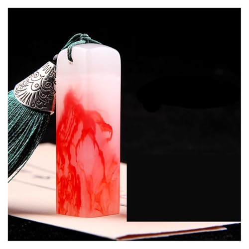 BoBoBn Custom Clear Stamp Resin Name Seal Artist Painting Hard Pen Calligraphy Stampel Teacher Chinese Name Carving Gift Seal(C2) von BoBoBn