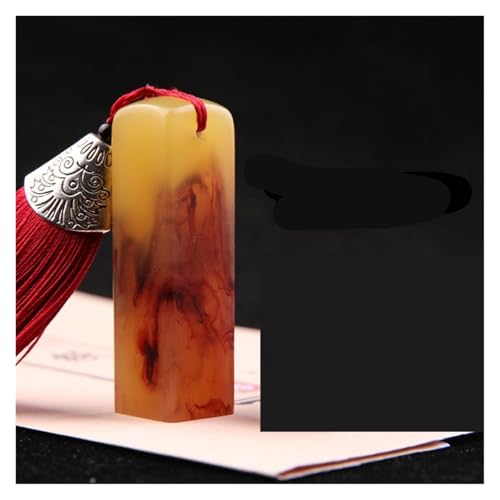 BoBoBn Custom Clear Stamp Resin Name Seal Artist Painting Hard Pen Calligraphy Stampel Teacher Chinese Name Carving Gift Seal(D1) von BoBoBn