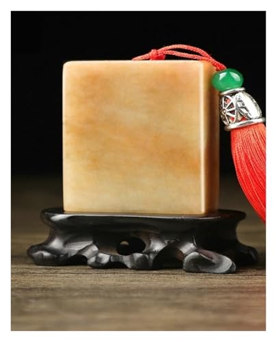 BoBoBn Stone Chinese Personal Seal Custom Calligraphy Painting Seal Clear Stamps Chinese Name Special Stamp for Artist Teacher Painter(F4) von BoBoBn